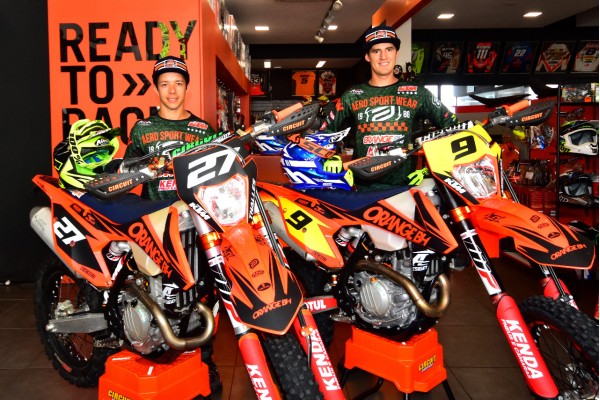 Reforço gringo e piloto de motocross na Orange BH KTM para o Brasileiro de Enduro