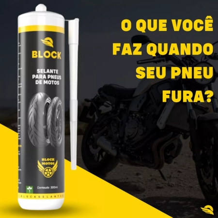 Selante para Pneus Moto Com e Sem Câmara