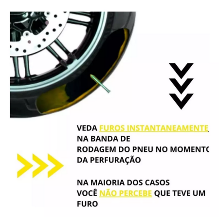 Selante para Pneus Moto Com e Sem Câmara