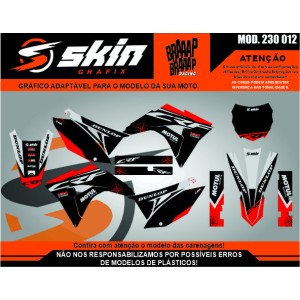 Kit Adesivo Honda Modelo 230 012 Brilho