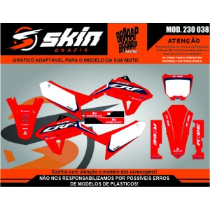 Kit Adesivo Honda Modelo 230 038 Brilho