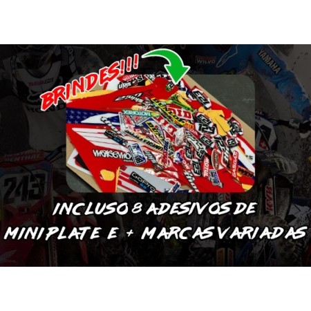 Kit Adesivo Honda Modelo CRF 001 Brilho