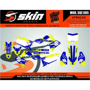 Kit Adesivo Suzuki Modelo SUZ 005 Brilho