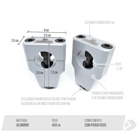 Adaptador guidao 28mm