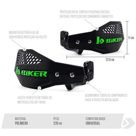 PROTETOR MÃO CARBON