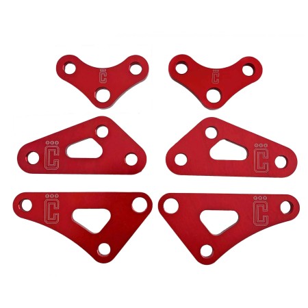 Kit Suporte Motor Vermelho Corona CRF250F