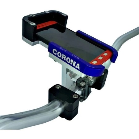 Suporte Para Celular Corona Racing Base Regulavel Fixação Unica no Guidom