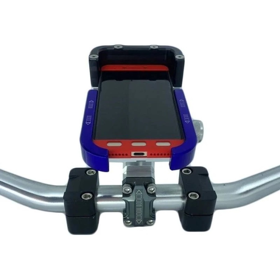 Suporte Para Celular Corona Racing Base Regulavel Fixação Unica no Guidom
