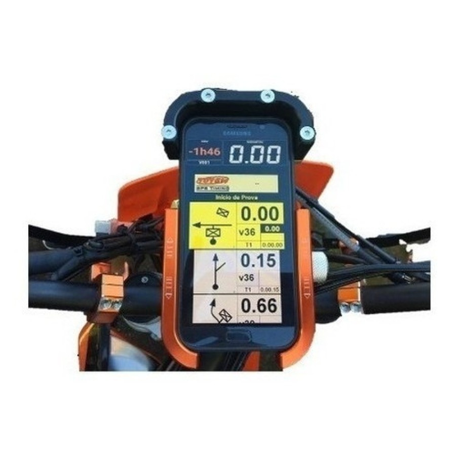 Suporte Para Celular Corona Racing Base Regulavel Fixação Unica no Guidom