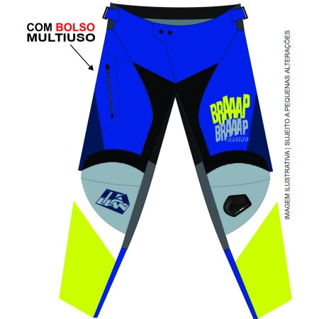 Calça Braaap Competition TOP com Bolso Azul