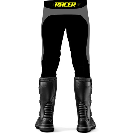 Calça Braaap Racer Flex Cinza e Azul