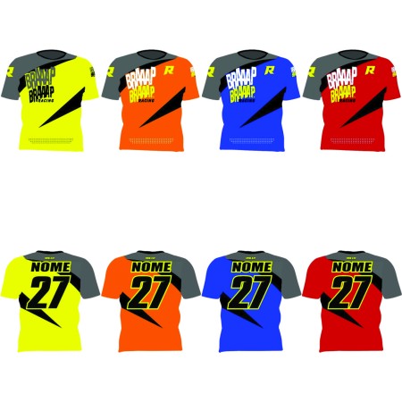 Camiseta Infantil Braaap Racer