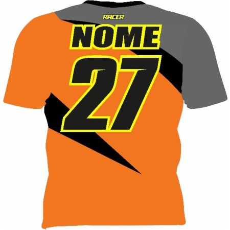 Camiseta Braaap Racer Laranja