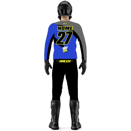 Conjunto Braaap Racer Classic Azul