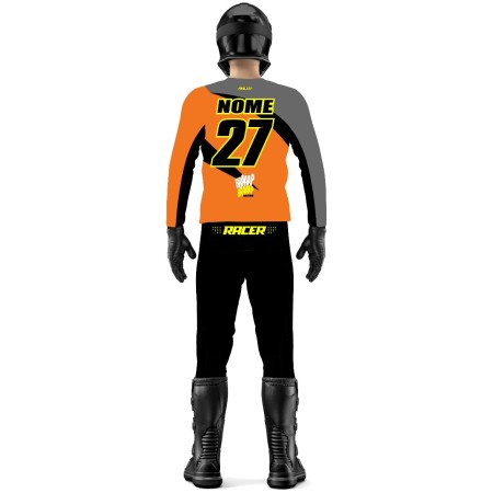 Conjunto Braaap Racer Classic Laranja