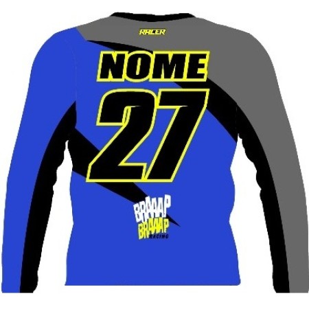 Camisa Braaap Racer Azul