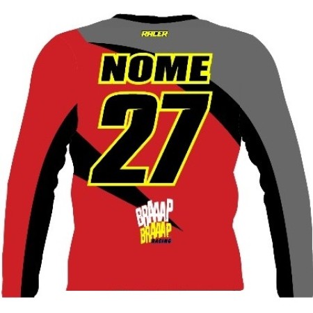 Camisa Braaap Racer Vermelha