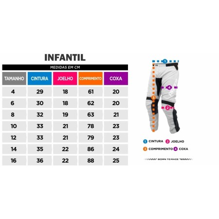 Conjunto Infantil Braaap Racer Classic