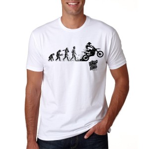 Camiseta Braaap Braaap Racing Básica Gola Redonda Modelo Moto Evolution