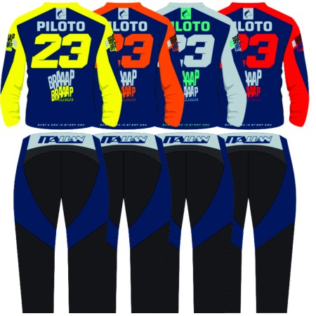 Conjunto Tamanho Especial Braaap Braaap Racing