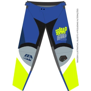 Calça Braaap Competition Neon Azul