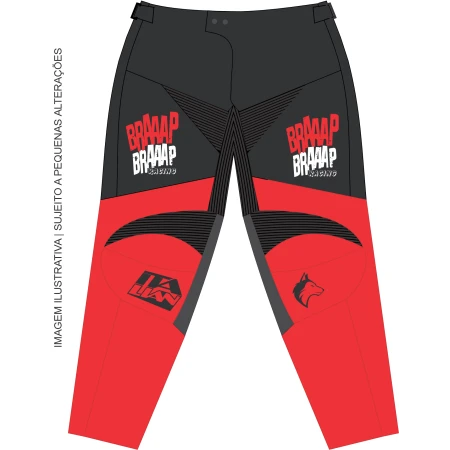 Calça Braaap Racing Vermelho