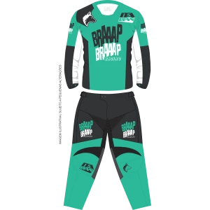 Conjunto Braaap Braaap Racing Verde