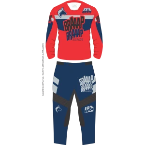 Conjunto Braaap Braaap Trail Vermelho