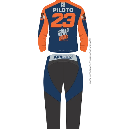 Conjunto Tamanho Especial Braaap Braaap Racing