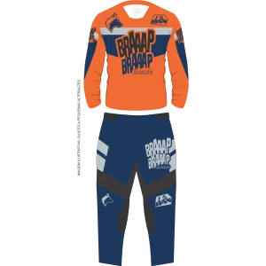 Conjunto Braaap Braaap Trail Laranja