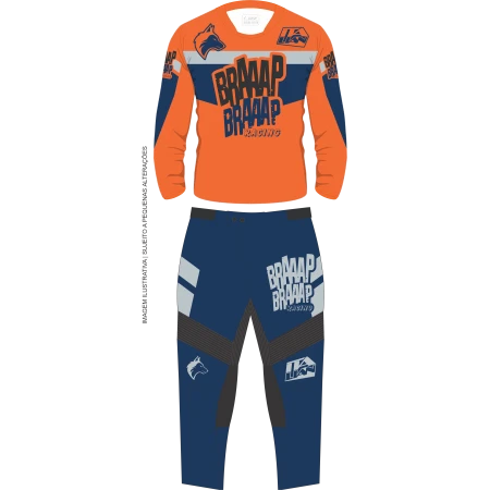 Conjunto Tamanho Especial Braaap Braaap Racing