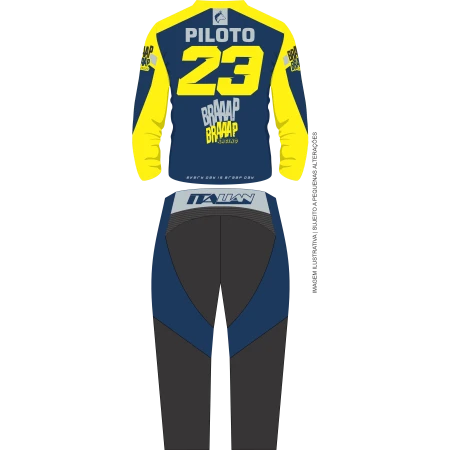 Conjunto Tamanho Especial Braaap Braaap Racing
