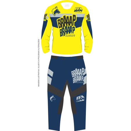 Conjunto Tamanho Especial Braaap Braaap Racing